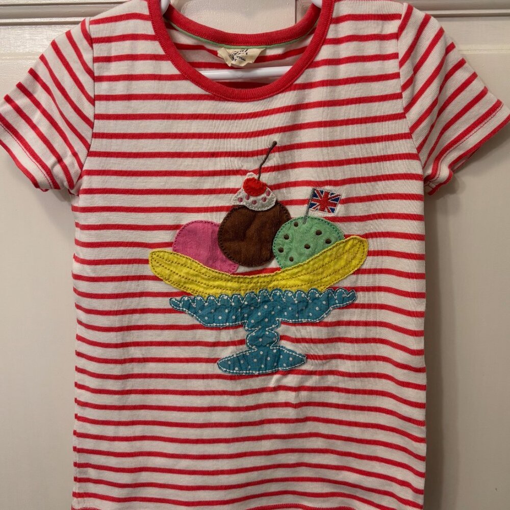 Mini Boden applique tee 5-6Y